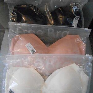 Set of 3 Jelly Bras for Women Push Up No Underwire Support  T Shirt Bra Size-3XL